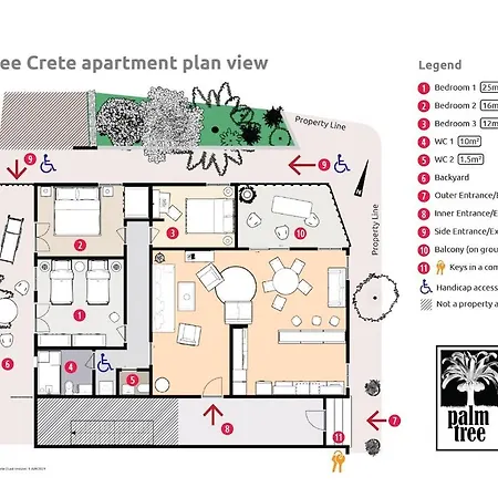 Апартаменти Palm Tree Chania Crete *